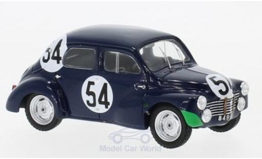 Diecast model cars Renault 4CV 1063 No.54 24h Le Mans 1951 J.Lecat/H.Senfftleben 1/43 Spark