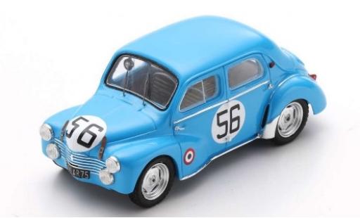 Diecast model cars Renault 4CV 1063 () No.56 24h Le Mans 1952 J.-E.Vernet/J.Pairard 1/43 Spark