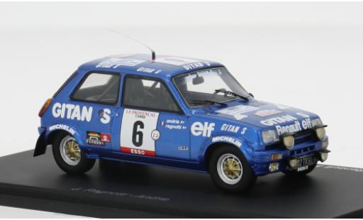 Diecast model cars Renault 5 Alpine Tour de Corse 1979 #6 1/43 Spark