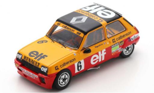 Diecast model cars Renault 5 Alpine Turbo No.6 Calberson 1984 J.Ragnotti 1/43 Spark