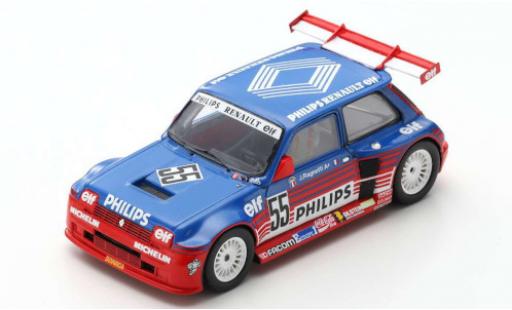 Diecast model cars Renault 5 Super Production Turbo Superproduction No. Philips 1987 J.Ragnotti 1/43 Spark