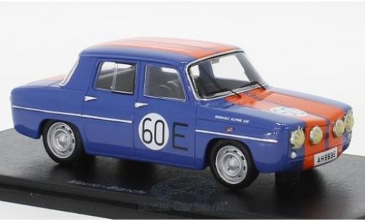 Diecast model cars Renault 8 Gordini RHD No.60 Macau 1966 M.Bianchi 1/43 Spark
