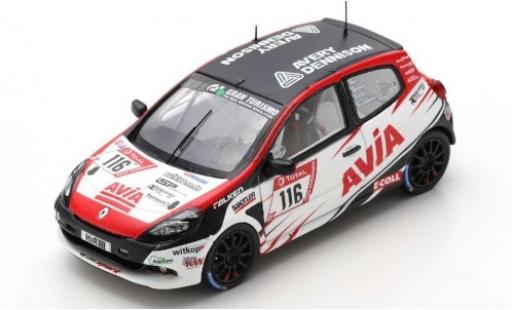 Diecast model cars Renault Clio Base No.116 Avia 24h N&Atilde;&frac14;rburgring 2019 S.Epp/G.Holthaus/M.Bohrer/C.Bruchmann 1/43 Spark