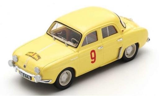 Diecast model cars Renault Dauphine Base No.9 Tour de Corse 1956 G.Thirion/N.Ferrier 1/43 Spark