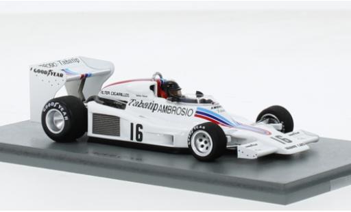 Diecast model cars Shadow DN8 1977 No.16 formula 1 GP Sweden 1/43 Spark