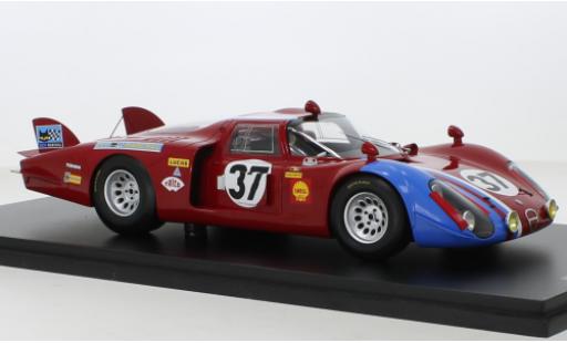Diecast model cars Alfa Romeo 33.2 prototipo /2 RHD No.37 24h Le Mans 1968 1/18 Spark