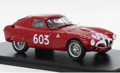 Diecast model cars Alfa Romeo 6C 3000 3000CM RHD No.603 Mille Miglia 1953 1/43 Spark
