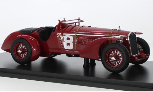 Diecast model cars Alfa Romeo 8C 2300 No.8 24h Le Mans 1932 1/18 Spark
