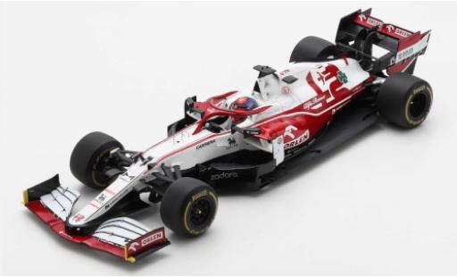 Diecast model cars Alfa Romeo C41 Base Alfa Romeo C41 No.7 Alfa Romeo Team Orlen formula 1 GP Bahrain 2021 1/18 Spark