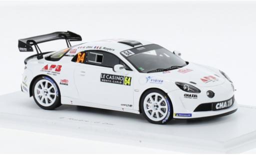 Diecast model cars Alpine A110 rgt Rally No.64 Chazel Technologie Course Rally WM Rally Monte Carlo 2023 1/43 Spark