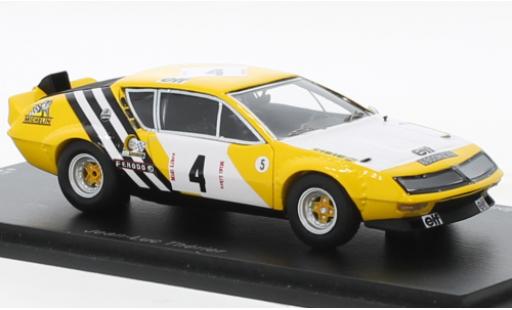 Diecast model cars Alpine A310 rallye Renault No.4 Ronde Cevenole 1975 1/43 Spark