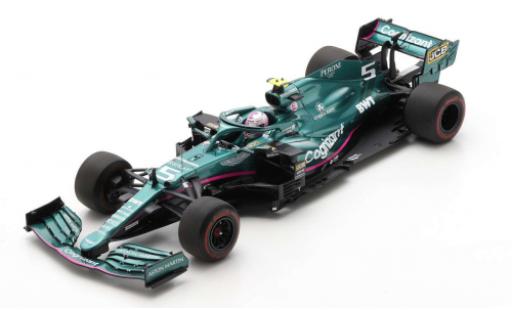 Diecast model cars Aston Martin AMR21 f1 1 No.5 Cognizant Team Cognizant formula 1 GP Azerbaijan 2021 1/18 Spark
