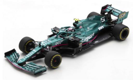 Diecast model cars Aston Martin AMR21 f1 1 No.5 Cognizant Team Cognizant formula 1 GP Italien 2021 1/43 Spark