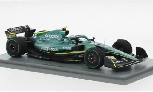 Diecast model cars Aston Martin AMR22 f1 2 No.5 Aramco Cognizant Team Cognizant formula 1 GP Bahrain 2022 1/43 Spark