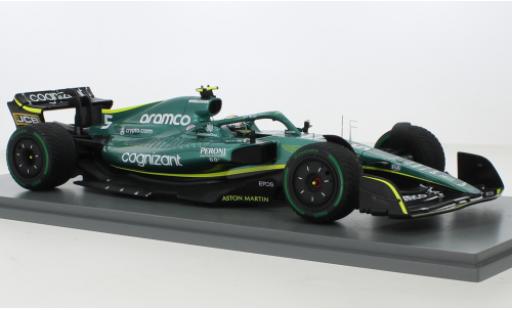 Diecast model cars Aston Martin AMR22 f1 2 No.5 Aramco Cognizant Team Cognizant formula 1 GP Emilia-Romagna 2022 1/18 Spark