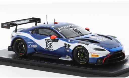 Diecast model cars Aston Martin Vantage gt3 AMR No.188 garage 59 24h Spa 2021 1/43 Spark