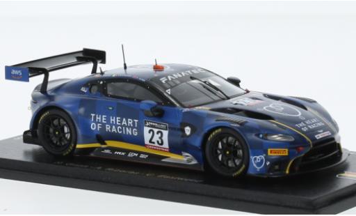 Diecast model cars Aston Martin Vantage gt3 AMR No.23 Heart Of Racing with TF Sport 24h Spa 2022 1/43 Spark