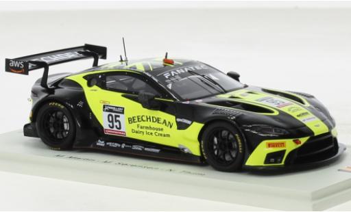 Diecast model cars Aston Martin Vantage gt3 AMR No.95 Beachdean AMR 24h Spa 2022 1/43 Spark