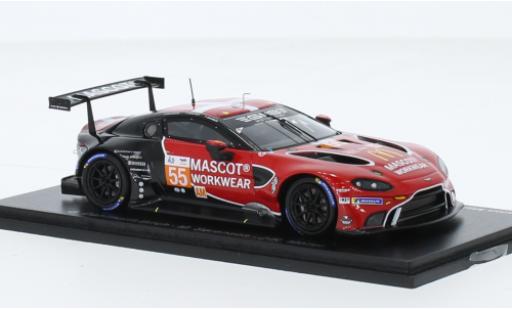 Diecast model cars Aston Martin Vantage coupe AMR No.55 GMB Motorsport 24h Le Mans 2023 1/43 Spark