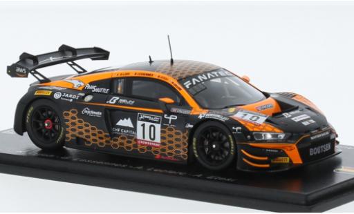 Diecast model cars Audi R8 lms GT3 No.10 Boutsen Racing 24h Spa 2022 1/43 Spark