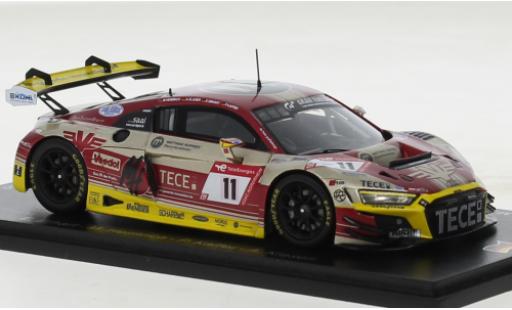 Diecast model cars Audi R8 lms GT3 No.11 Twin Busch by equipe vitesse 24h 24h N&Atilde;&frac14;rburgring 2022 1/43 Spark