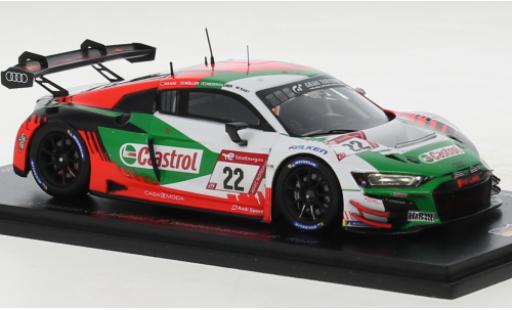 Diecast model cars Audi R8 lms GT3 No.22 Sport Team Car Collection by Lionspeed 24h N&Atilde;&frac14;rburgring 2022 1/43 Spark