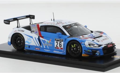 Diecast model cars Audi R8 lms GT3 No.26 Sainteloc Racing 24h Spa 2020 1/43 Spark