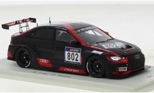 Diecast model cars Audi RS3 lms TCR No.802 VLN 2016 1/43 Spark