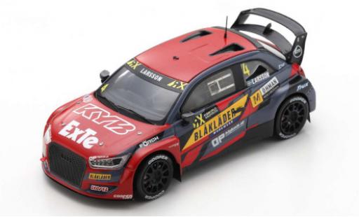 Diecast model cars Audi S1 rallycross WRX No.4 KYB Team JC Rally-Cross WM Lettland 2020 1/43 Spark