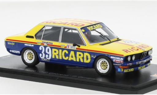 Diecast model cars Bmw 530 course i No.39 Ricard (F) 24h Spa 1979 1/43 Spark