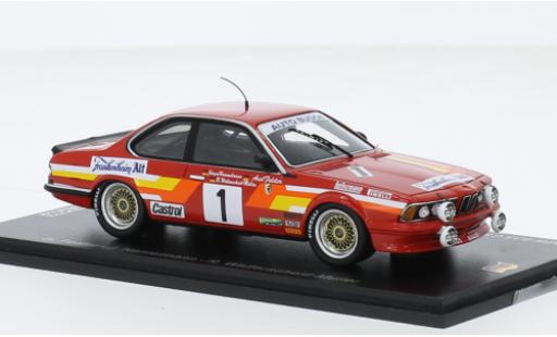 Diecast model cars Bmw 635 CSi No.1 voiture Budde Racing Team 24h Nuerburgring 1985 1/43 Spark