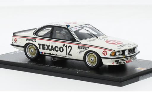 Diecast model cars Bmw 635 CSi No.12 Bavaria Automobiles Texaco 24h Spa 1985 1/43 Spark