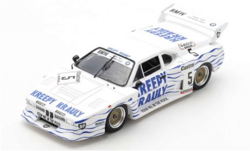 Diecast model cars Bmw M1 1982 No.5 Kreepy Krauly 9h Kyalami 1/43 Spark
