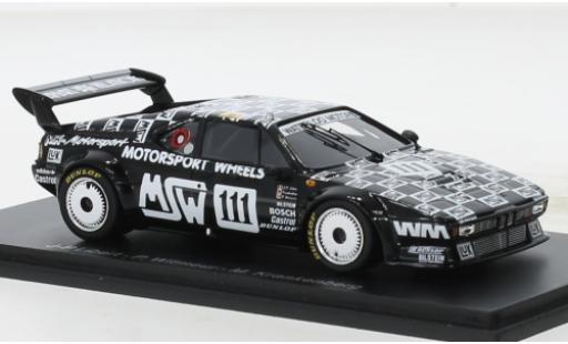 Diecast model cars Bmw M1 1986 No.111 MK-Motorsport MSW 24h Le Mans 1/43 Spark