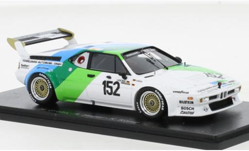Diecast model cars Bmw M1 1985 No.152 24h Le Mans 1/43 Spark