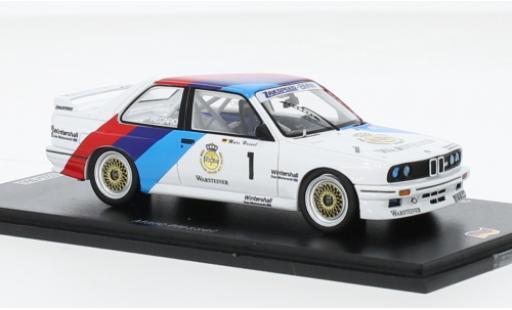 Diecast model cars Bmw M3 dtm (E30) No.1 Zakspeed- Warsteiner Zolder 1987 1/43 Spark
