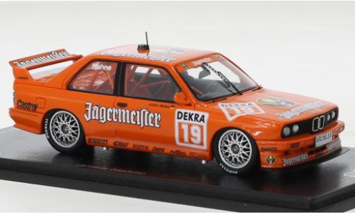 Diecast model cars Bmw M3 dtm (E30) No.19 Team Linder J&Atilde;&curren;germeister 1992 1/43 Spark
