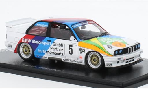 Diecast model cars Bmw M3 course (E30) No.5 M Team Schnitzer Macau Guia Race 1990 1/43 Spark