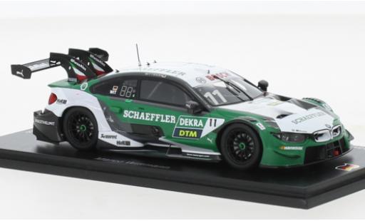 Diecast model cars Bmw M4 dtm No.11 Team RMG Schaeffler Hockenheim 2020 1/43 Spark