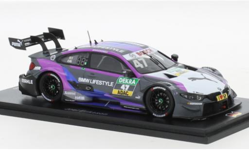 Diecast model cars Bmw M4 dtm No.47 Team RBM Lifestyle Hockenheim 2018 1/43 Spark