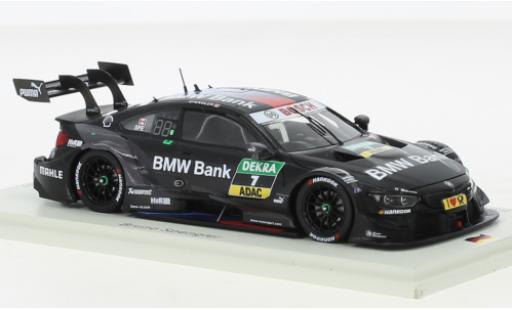 Diecast model cars Bmw M4 dtm No.7 Team RBM Bank Hockenheim 2018 1/43 Spark