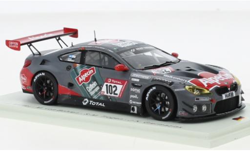 Diecast model cars Bmw M6 GT3 No.102 Walkenhorst Motorsport Alpecin 24h Nuerburgring 2021 1/43 Spark