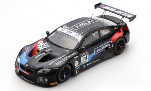 Diecast model cars Bmw M6 GT3 No.34 Walkenhorst Motorsport 24h Spa 2020 1/18 Spark