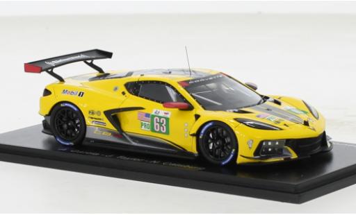 Diecast model cars Chevrolet Corvette Racing (.R) C8.R No.63 24h Le Mans 2022 1/43 Spark