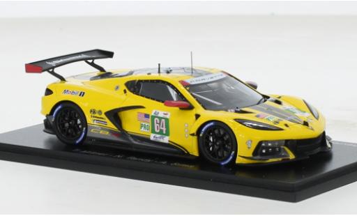 Diecast model cars Chevrolet Corvette Racing (.R) C8.R No.64 24h Le Mans 2022 1/43 Spark