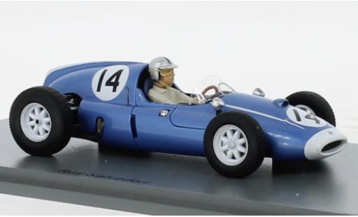 Diecast model cars Cooper T51 course No.14 formula 1 GP Monaco 1960 1/43 Spark