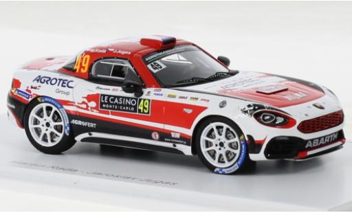 Diecast model cars Fiat 124 Rally RGT No.49 WM Monte Carlo 2022 1/43 Spark