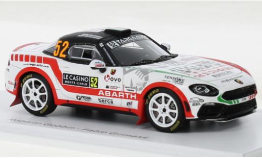 Diecast model cars Fiat 124 Rally RGT No.52 WM Monte Carlo 2022 1/43 Spark