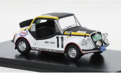 Diecast model cars Fiat 500 Gamine No.11 Rally Monte Carlo 1969 1/43 Spark