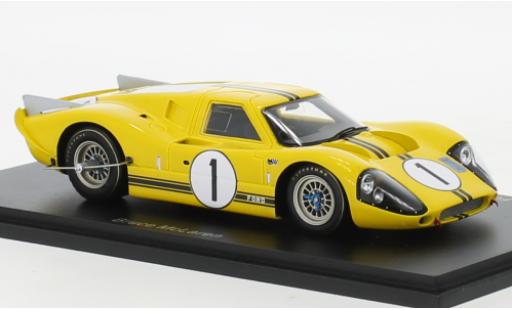Diecast model cars Ford GT40 Mk IV RHD No.1 Test Le Mans 1967 1/43 Spark